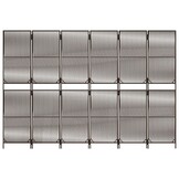 vidaXL Kamerscherm 6 Panelen Bruin - 55% Korting!