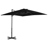 Zweefparasol 250x250 Zwart - 46% Korting! (Geretourneerd)
