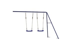 vidaXL Glijbaan & Schommels Blauw - 40% Korting!