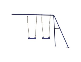 vidaXL Glijbaan & Schommels Blauw - 40% Korting!