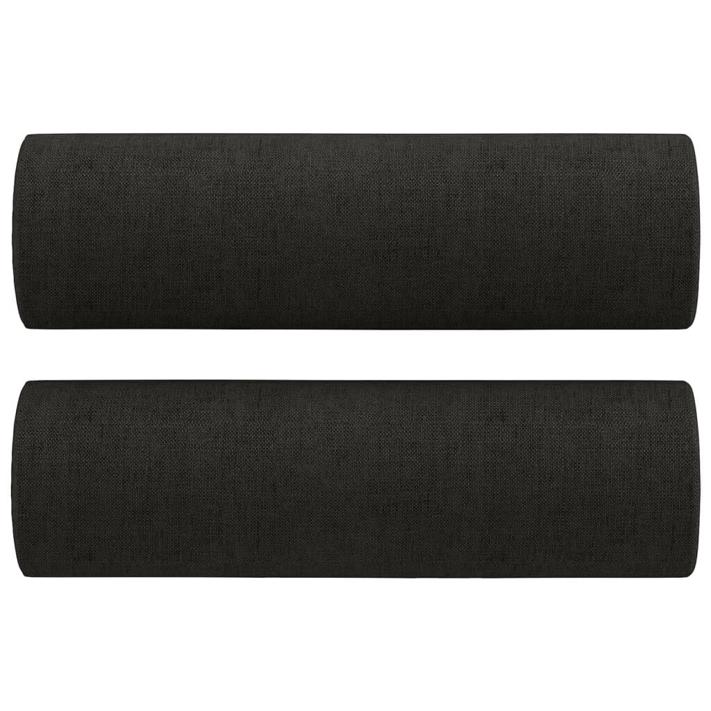 vidaXL Sierkussens Zwart (2 st) - 15x50cm - 56% Korting!