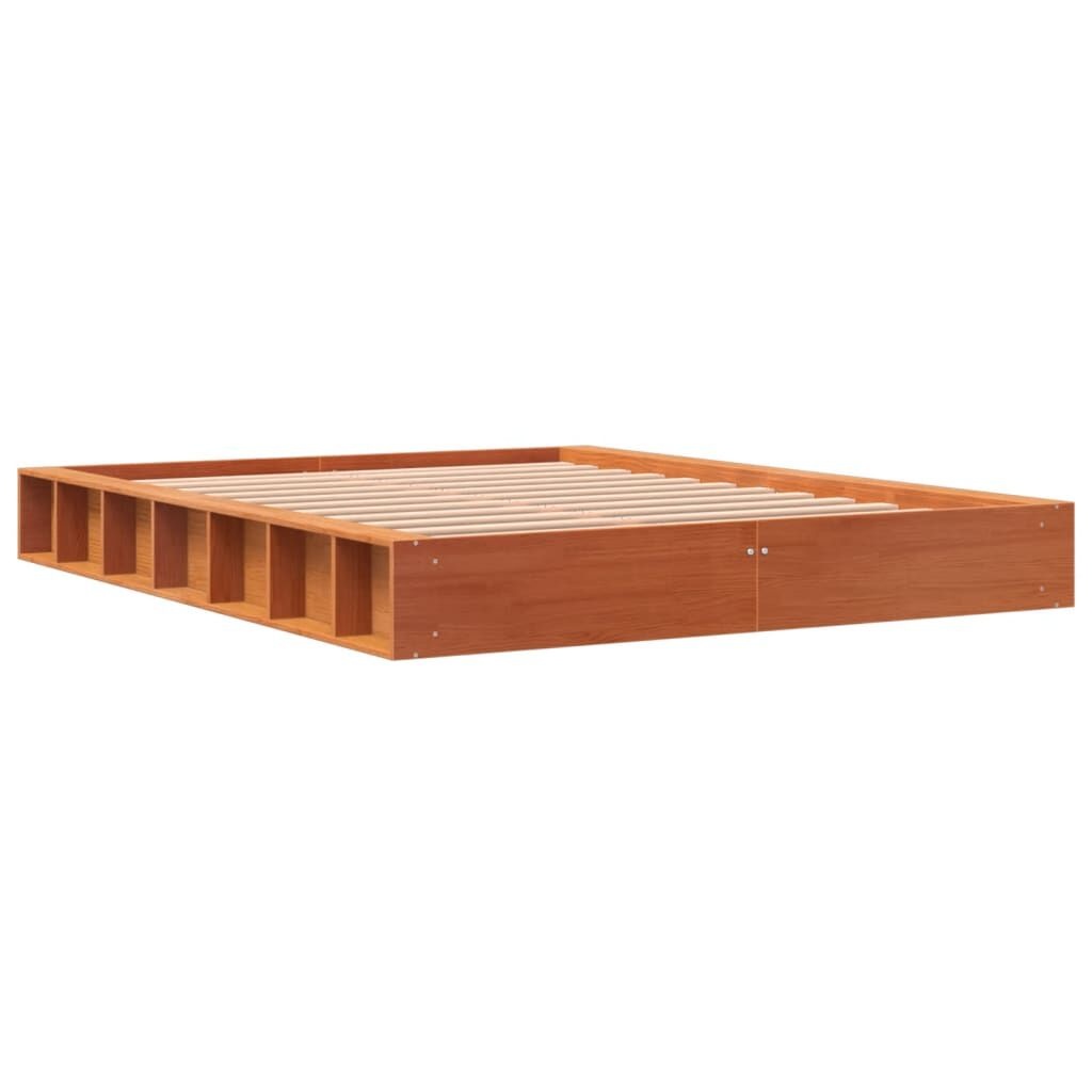 Grenen Bedframe 120x190 cm Wasbruin - 40% Korting!