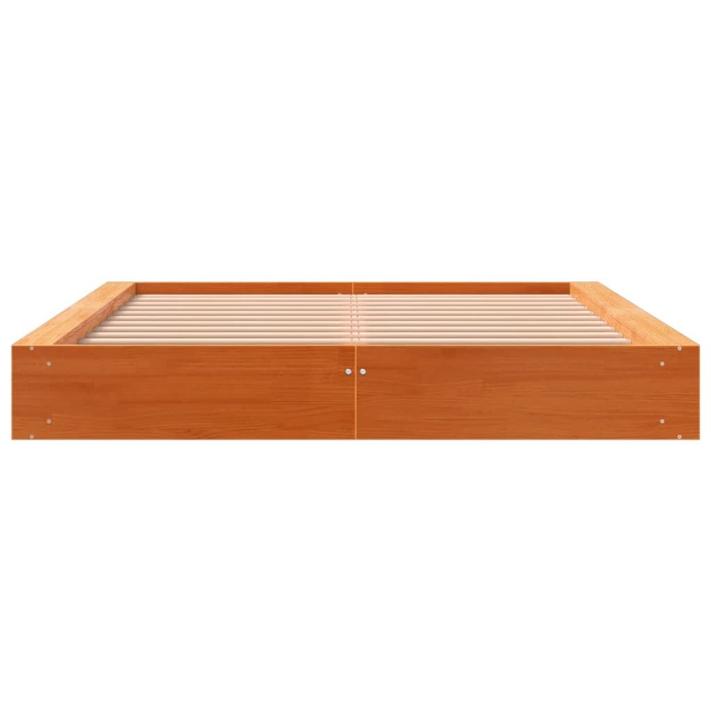 Grenen Bedframe 120x190 cm Wasbruin - 40% Korting!