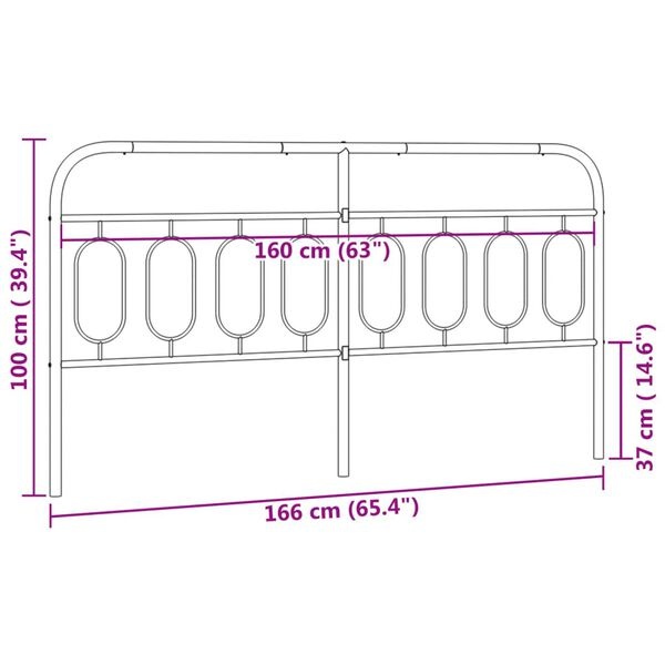 vidaXL Hoofdbord 160cm Zwart - 61% Korting!