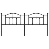 VidaXL Hoofdbord 200cm Zwart - Zo Goed Als Nieuw! -40%