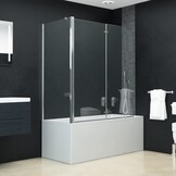vidaXL Douche Klapwand 120x68x130cm - 40% Korting!