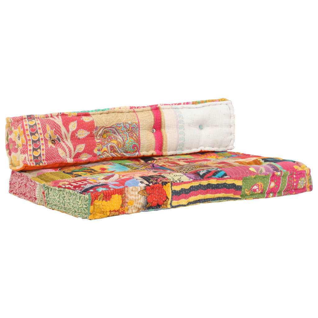 VidaXL Palletkussen Patchwork - Scheur - 60% Korting!