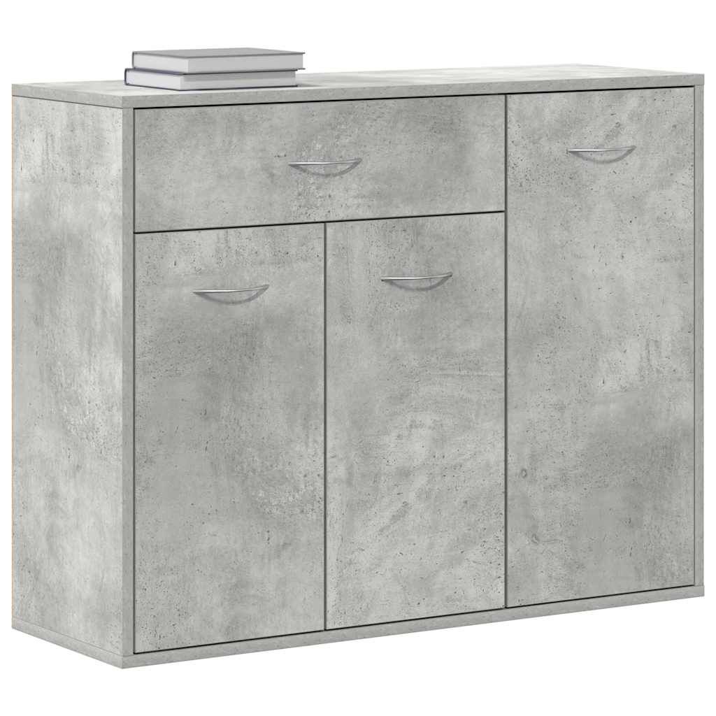 vidaXL Dressoir Betongrijs 88cm - 40% Korting!