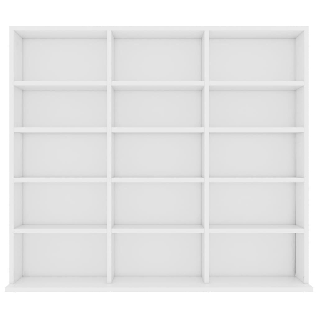 vidaXL CD-kast Wit Hout - 102cm - 40% Korting!