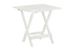 VidaXL Bistrotafel Acaciahout Wit - 40% Korting!