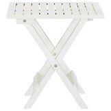 VidaXL Bistrotafel Acaciahout Wit - 40% Korting!