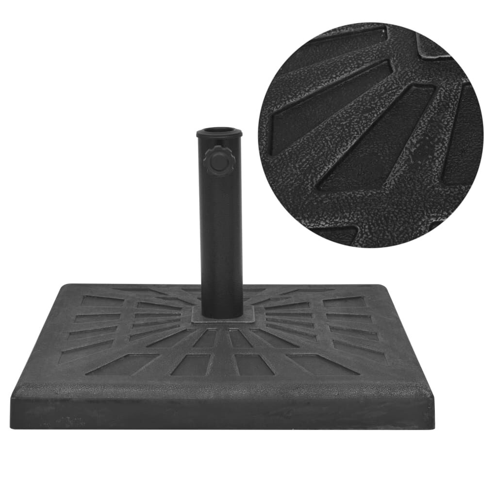 vidaXL Parasolvoet Zwart - 19kg - 60% Korting! (Defect)