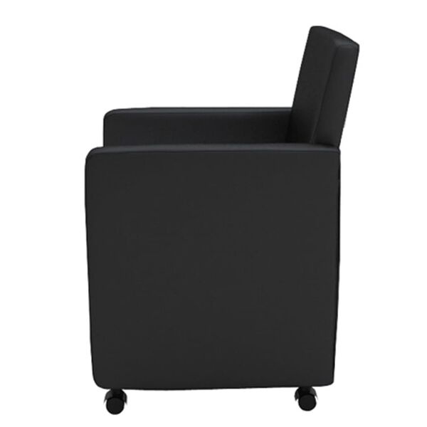 vidaXL Eetkamerstoelen (4 st) Zwart Kunstleer -67% Korting!