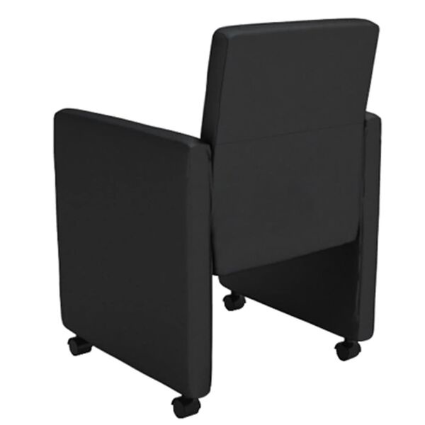vidaXL Eetkamerstoelen (4 st) Zwart Kunstleer -67% Korting!