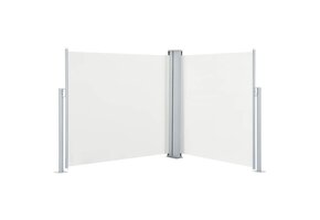 VidaXL Uittrekbaar Windscherm 120x600cm Crème - 47% Korting!