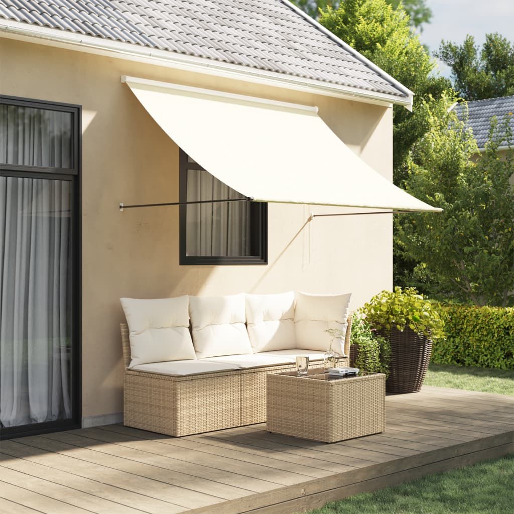 VidaXL Uittrekbare Luifel 250x150 Crème - 56% Korting!