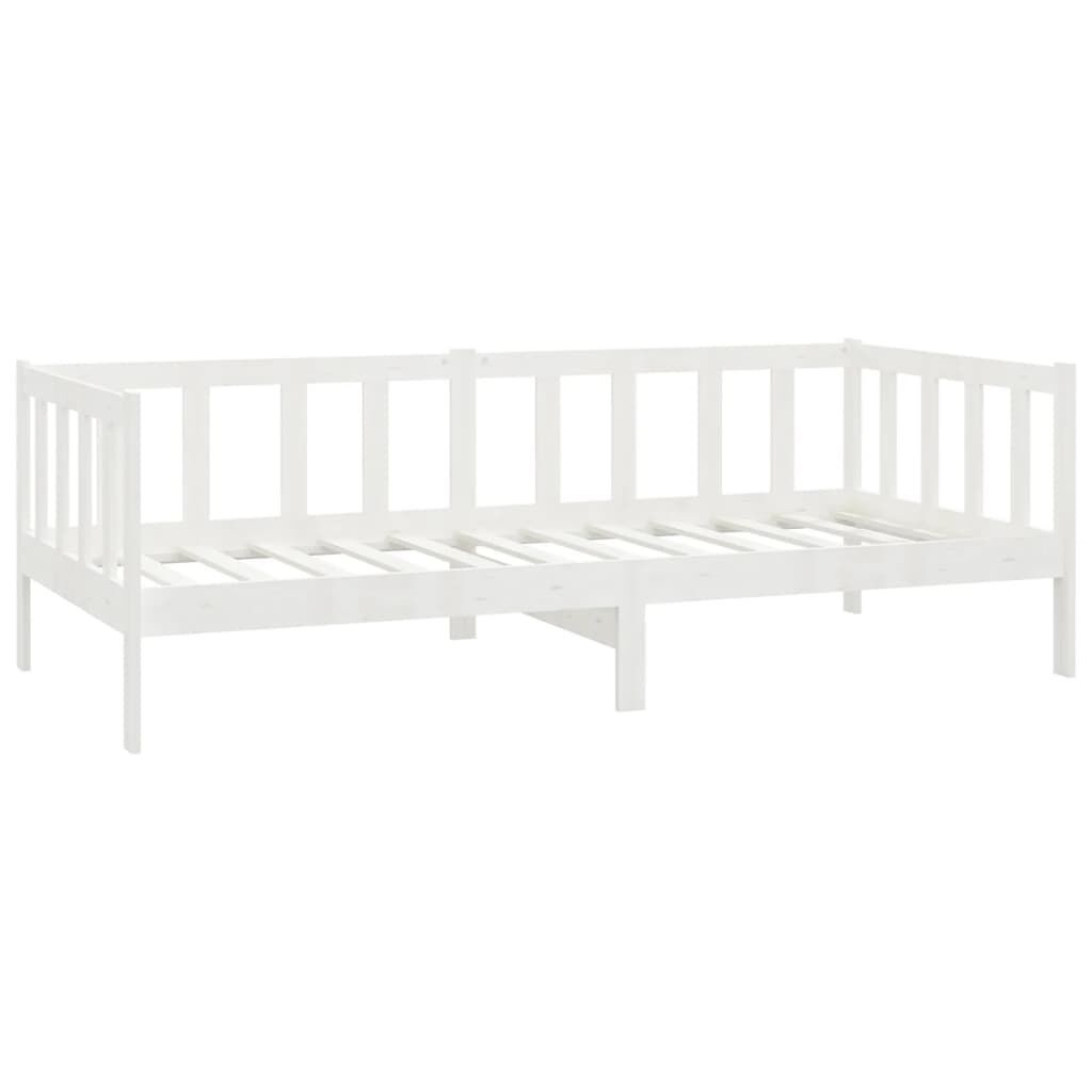 Bedbank Grenenhout 90x200cm Wit - 55% Korting! (Krasje)