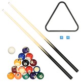 Mini Pooltafel 92cm - Bruin/Groen - Zo Goed Als Nieuw! -53%