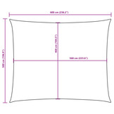 Zonnescherm Rechthoek 5x6m Antraciet -50%! (Retour)