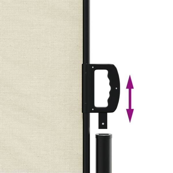 Uittrekbaar Windscherm Crème 200x600cm - 61% Korting!