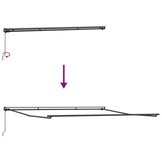 Markies Antraciet 4x3.5m Metaal - 51% Korting!