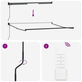 Markies Antraciet 3,5x2,5m - 51% Korting! (Ex-display)