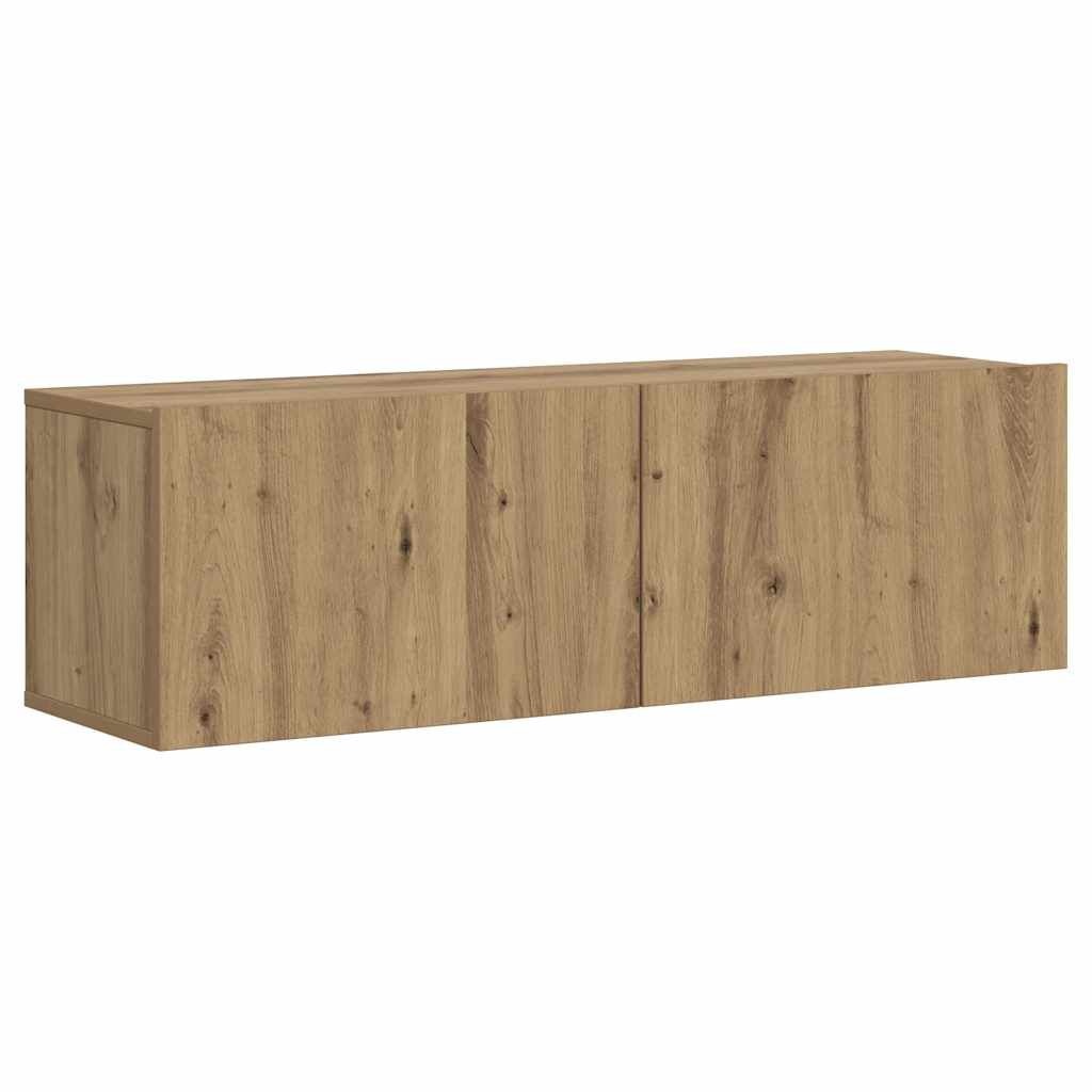 Tv-wandmeubel Eiken - 100cm - 67% Korting! (Retour)