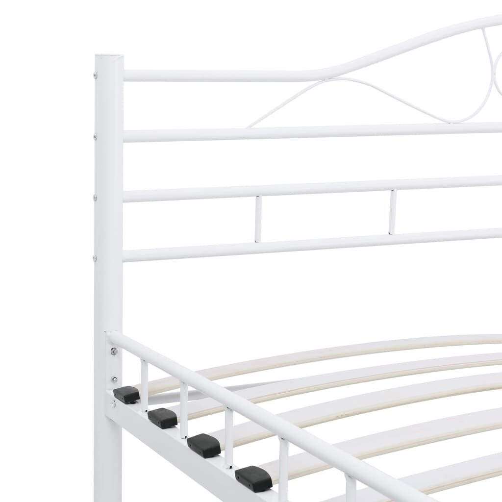 vidaXL Bedframe 120x200 Wit - Zo Goed Als Nieuw! 40% Korting