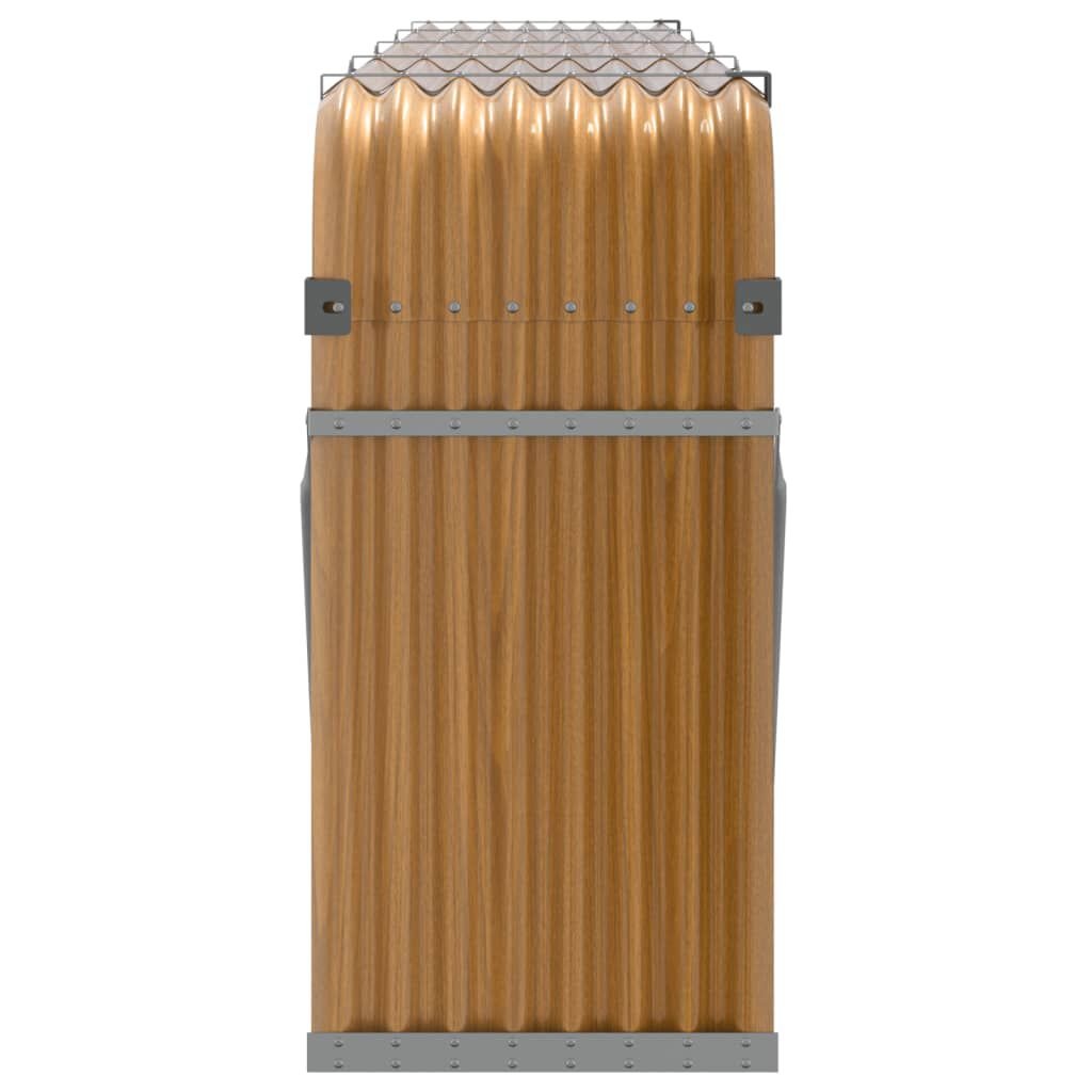 Haardhoutopslag 300cm Lichtbruin - 40% Korting!
