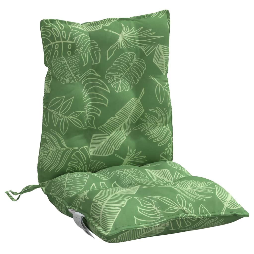 vidaXL Stoelkussens (6 st) Bladpatroon - Lage Rug - 46% Korting!
