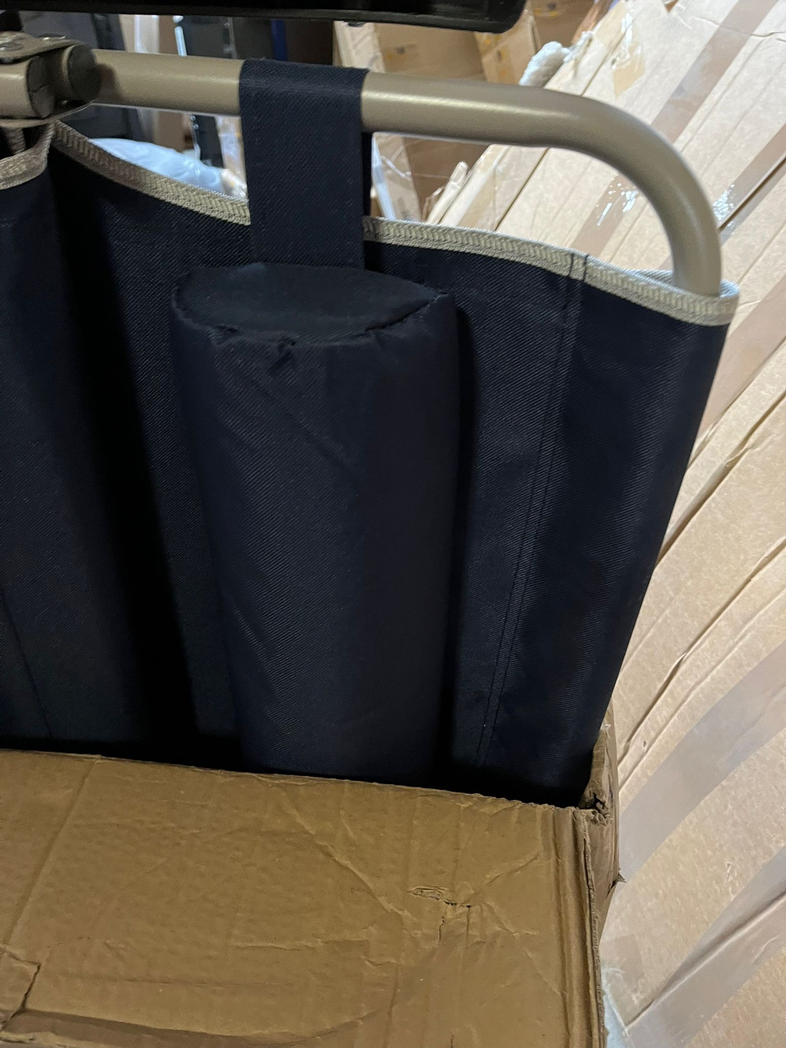 Tuinstoel Ligstoel 2in1 Marineblauw - Frame Schade - 76% Korting!