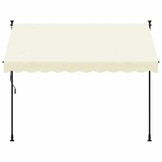 VidaXL Uittrekbare Luifel 300x150cm Crème - 46% Korting!