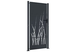 vidaXL Poort 105x180 cm Antraciet - Gras Design - 35% Korting!