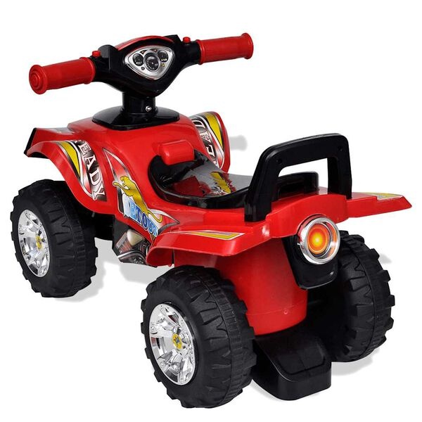 vidaXL Loopquad Rood - 40% Korting! Slechts 1 op voorraad!