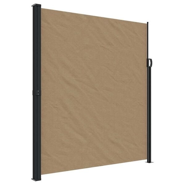 VidaXL Uittrekbaar Windscherm 220x600 Taupe - 40% Korting!