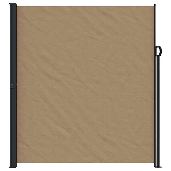 VidaXL Uittrekbaar Windscherm 220x600 Taupe - 40% Korting!