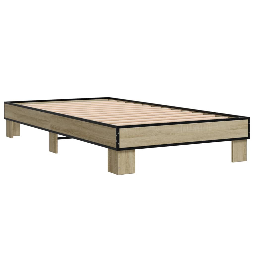 Bedframe Sonoma Eiken 100x200 - 47% Korting! Nieuw!