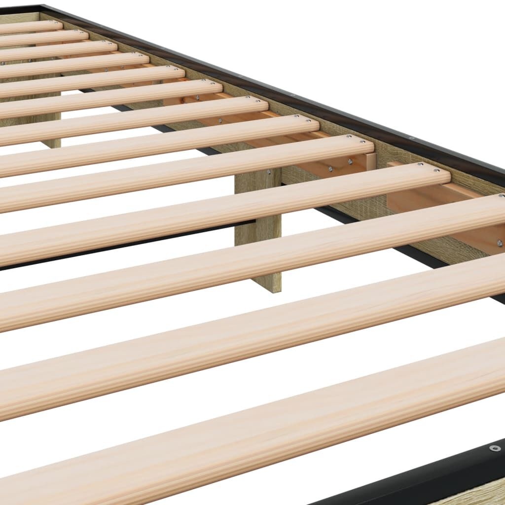 Bedframe Sonoma Eiken 100x200 - 47% Korting! Nieuw!