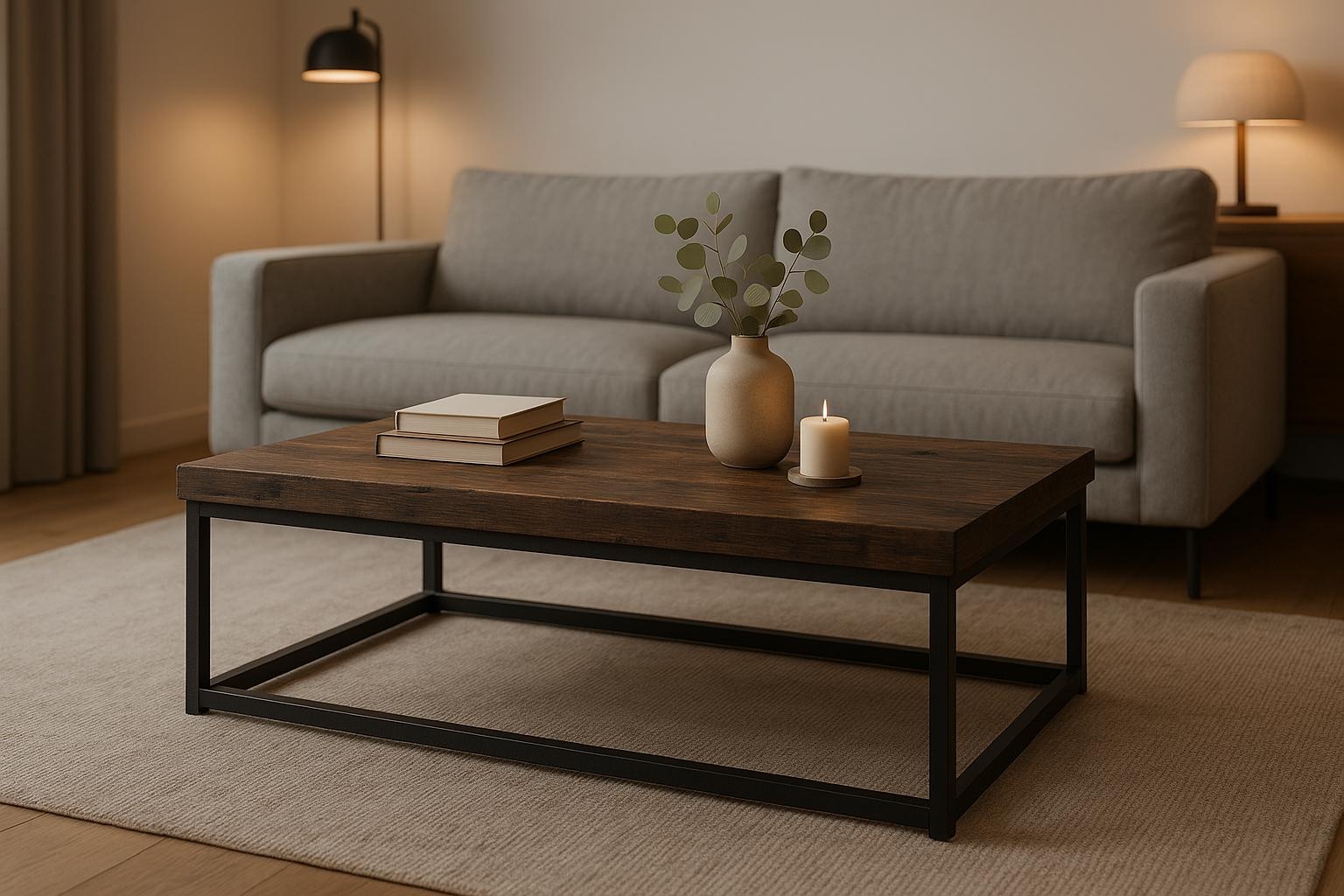 Zo geef je een industriële look aan je woonkamer met je salontafel