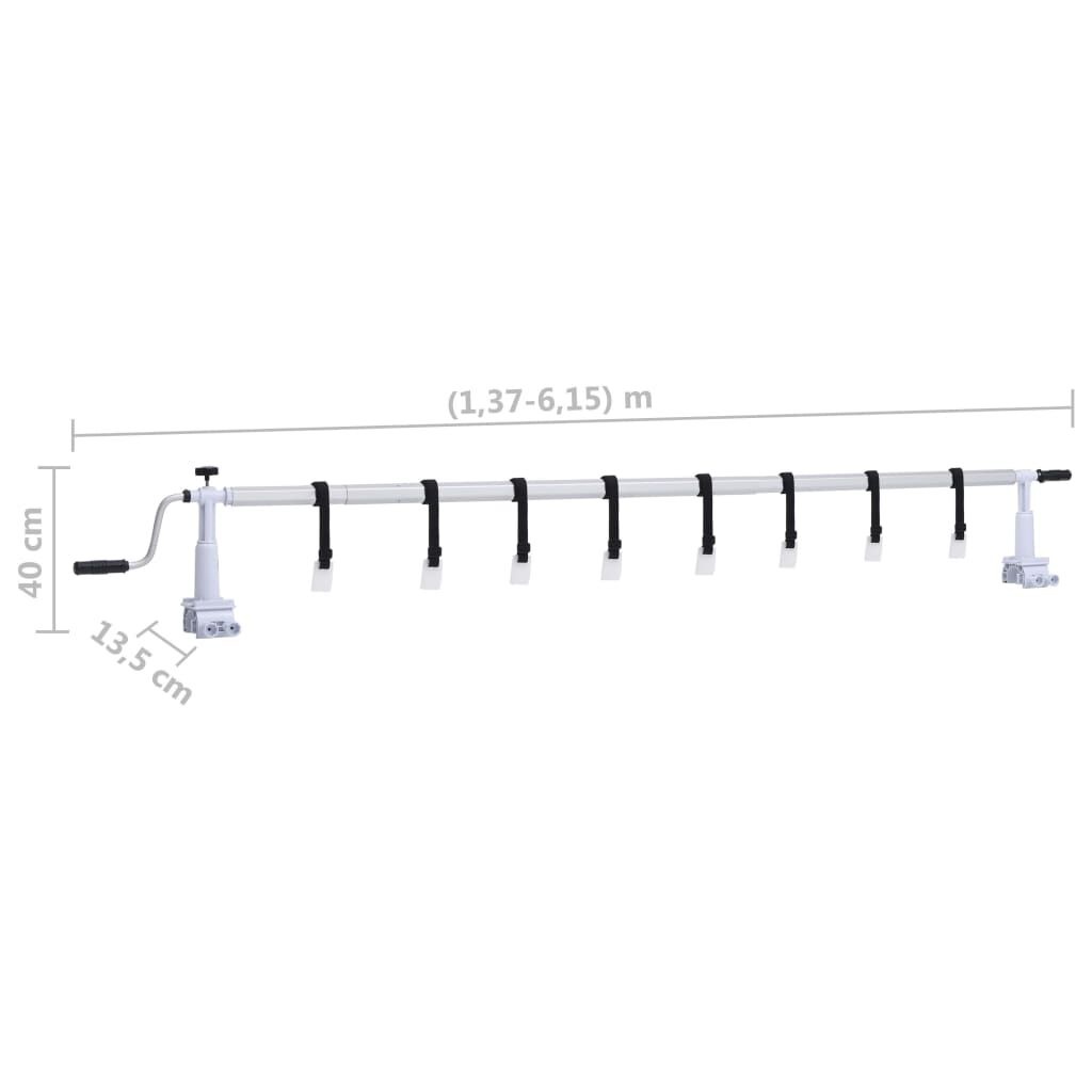 vidaXL Zwembadhoes Roller Kunststof - Tot 6.15m - 46% Korting!
