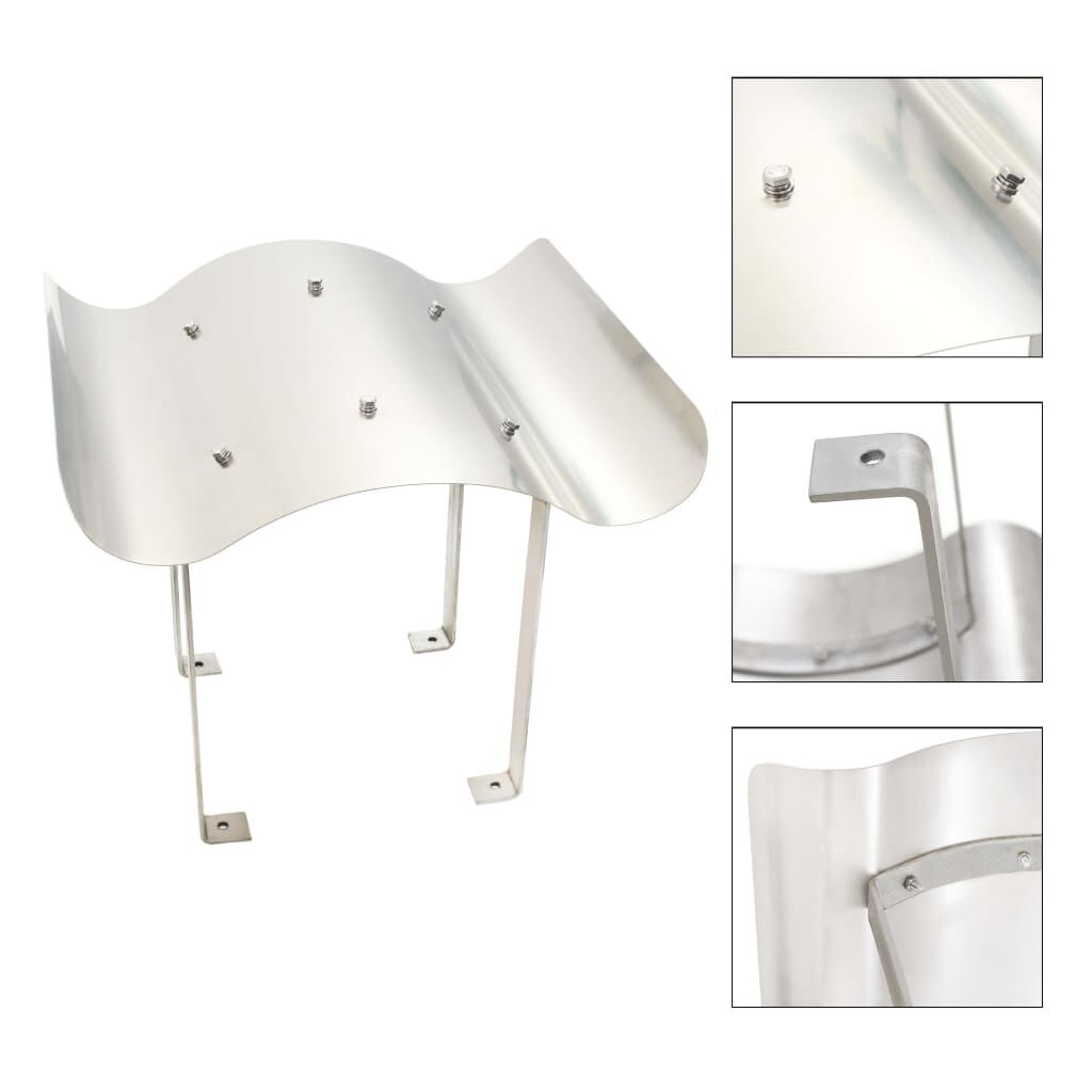 Schoorsteenkap RVS Zilver - 60x60cm - 59% Korting!