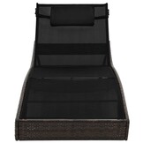 VidaXL Ligbed Bruin Rattan - 40% Korting! (ZGAN)