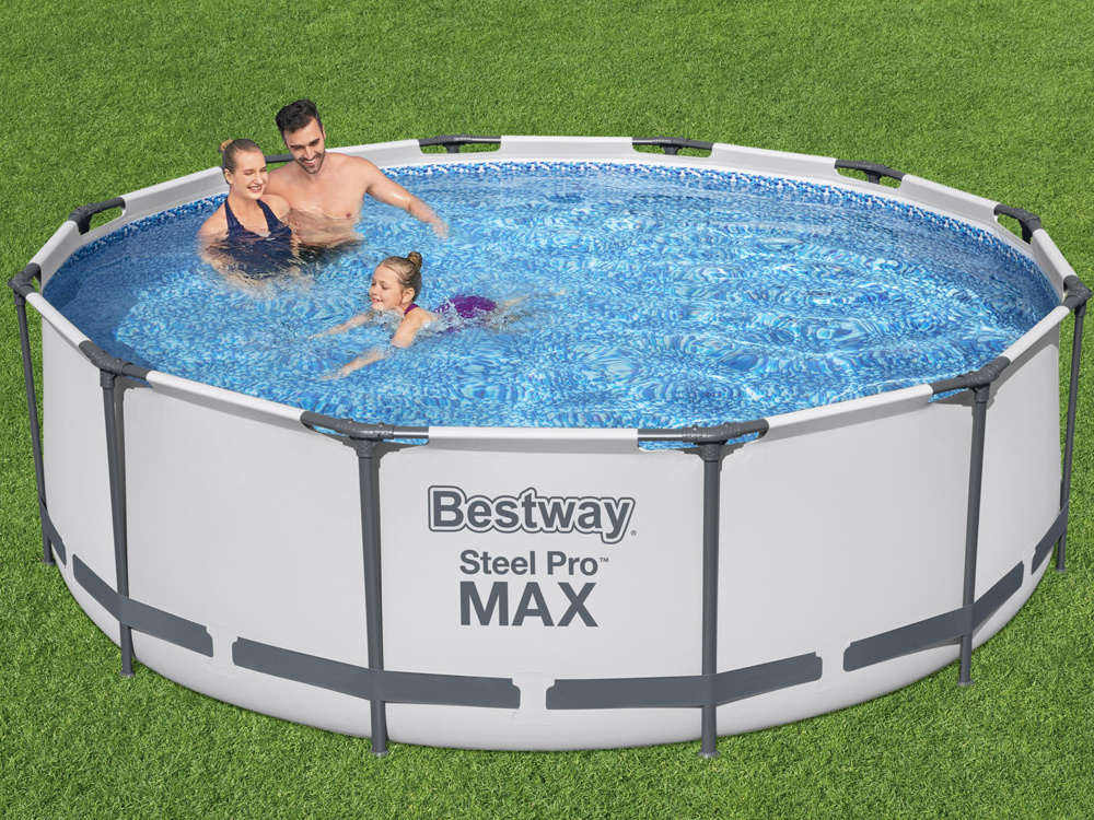 Bestway Zwembad Set 366x100cm - Pomp & Trap - 40% Korting!