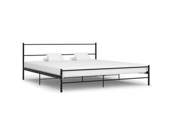 VidaXL Bedframe 200x200 Zwart - 55% Korting!