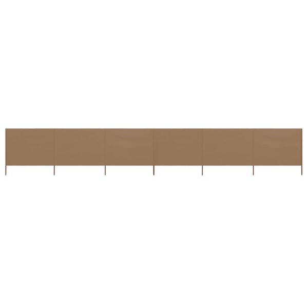 VidaXL Windscherm 800cm Taupe - 64% Korting! (Beschadigd)