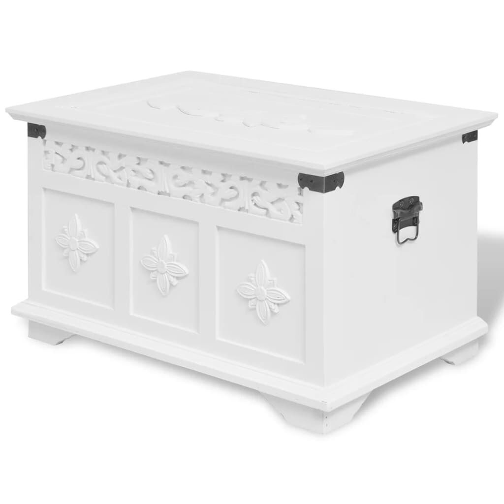 vidaXL Opbergkisten Set Wit (2 st) - 40% Korting!
