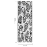 vidaXL Buitenkleed ARAKIL Zwart 80x250cm - 61% Korting!