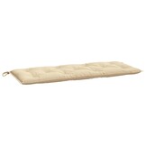 vidaXL Tuinbankkussens Beige (120x50) - 40% Korting!