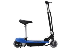 Elektrische Step met Zitje vidaXL Blauw - 55% Korting!