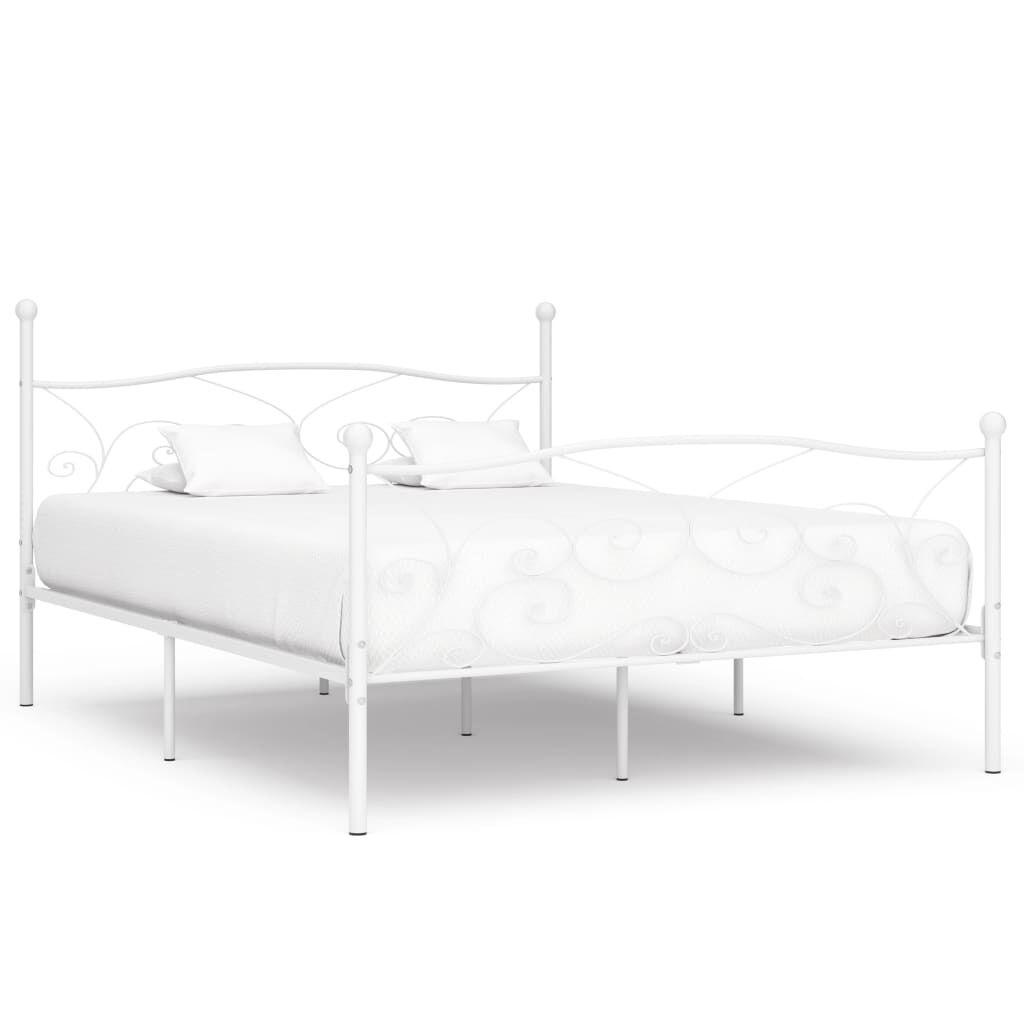 VidaXL Bedframe Wit 180x200 cm - Krasjes - 55% Korting!